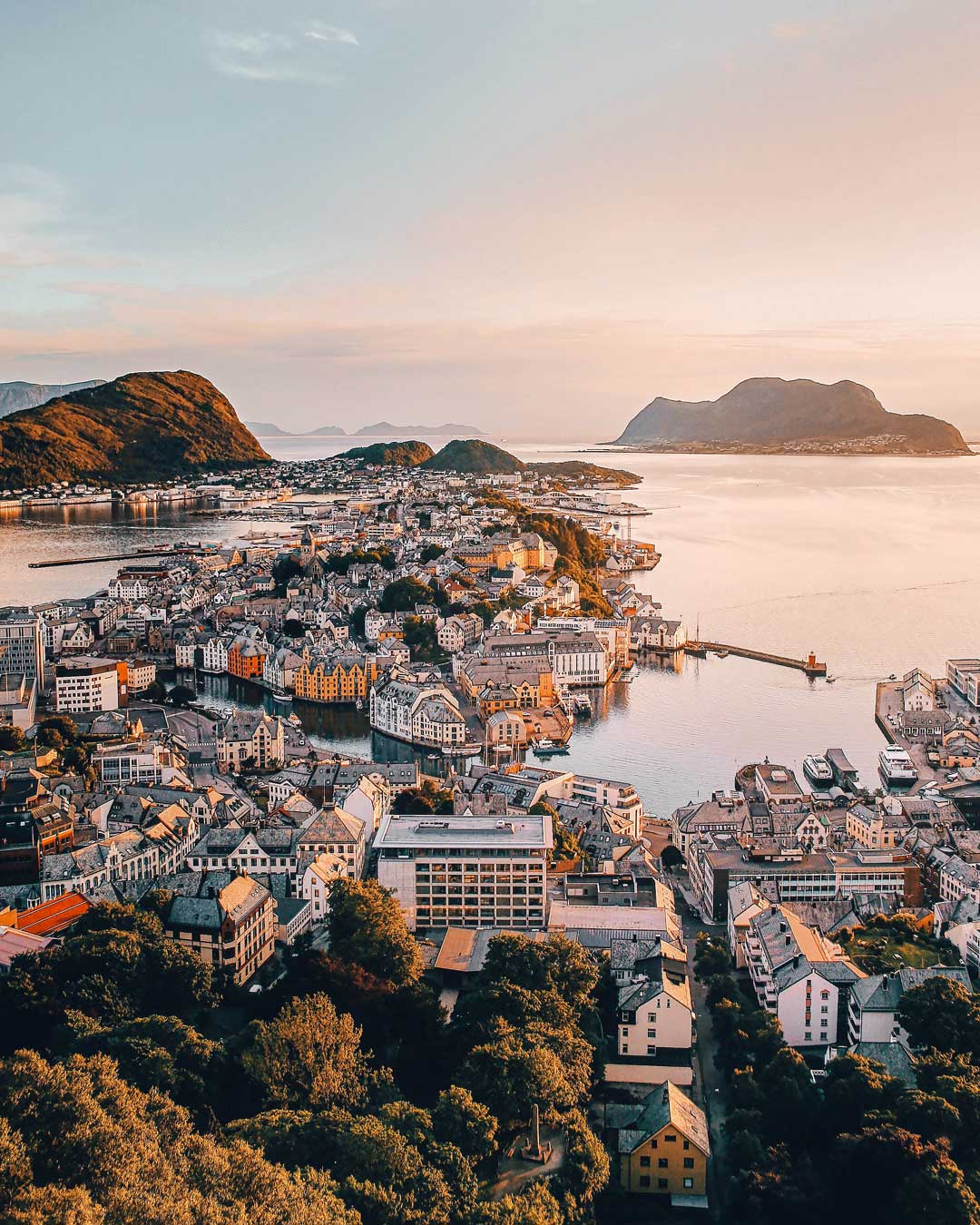 Ålesund from above