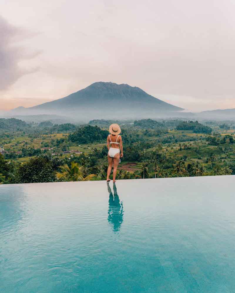 A photo of Rome from a rooftop bar
